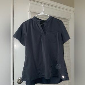 Zoe Alexandra charcoal scrub top